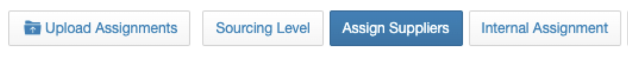 Old action buttons — inconsistent bordered and filled styles in the legacy blue